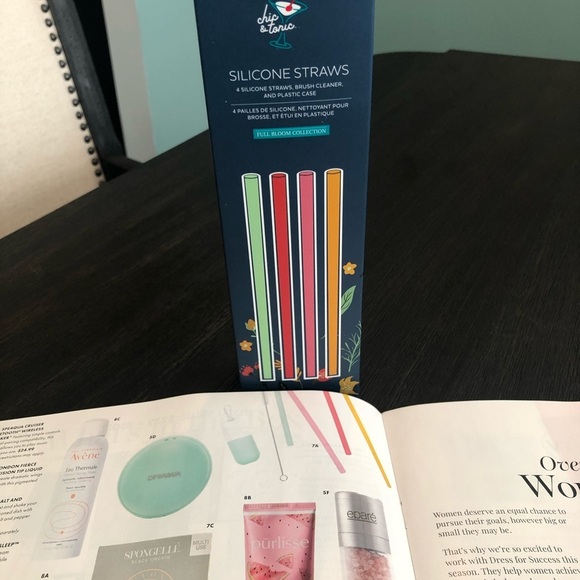 Chic and Tonic Other - Chic and Tonic Silicone Straws
